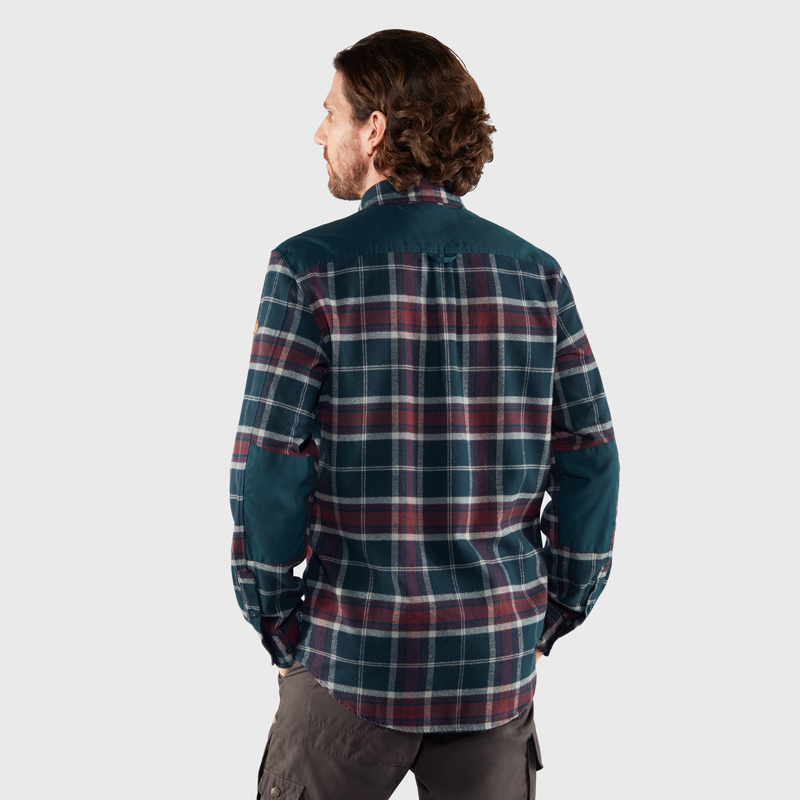 Fjallraven Mens Ovik Twill Shirt Deep Forest-3