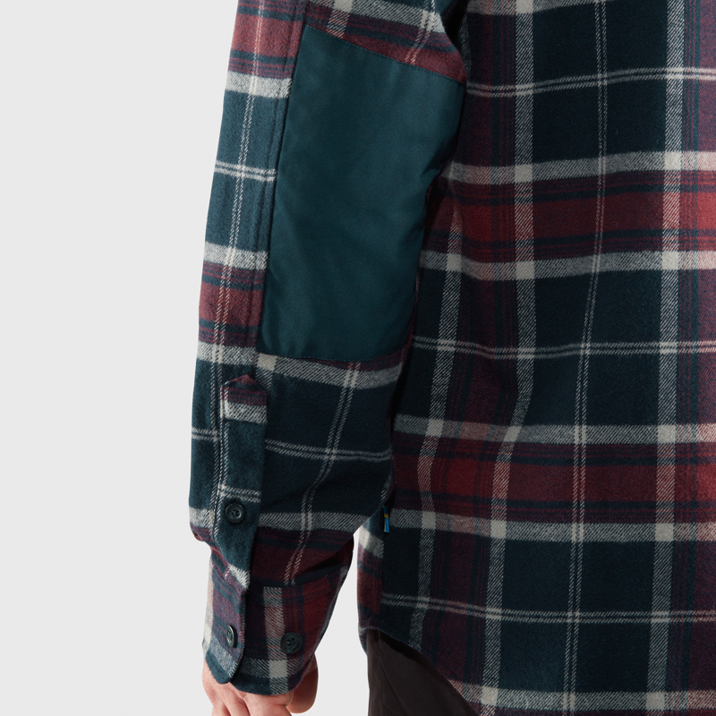 Fjallraven Mens Ovik Twill Shirt Deep Forest-5