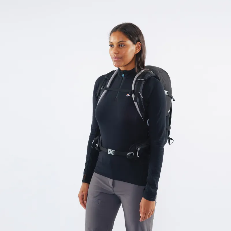 Montane Womens Azote 24 Black/Cloudburst Grey-9