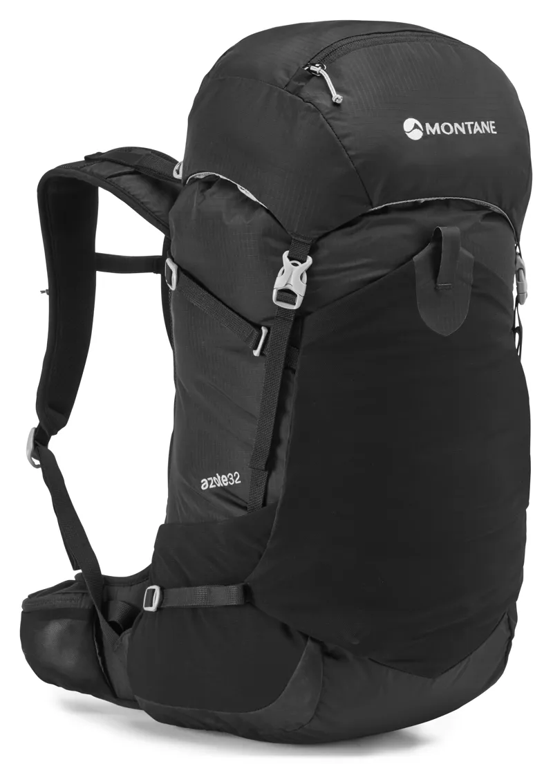 Montane Mens Azote 32 Black/Cloudburst Grey
