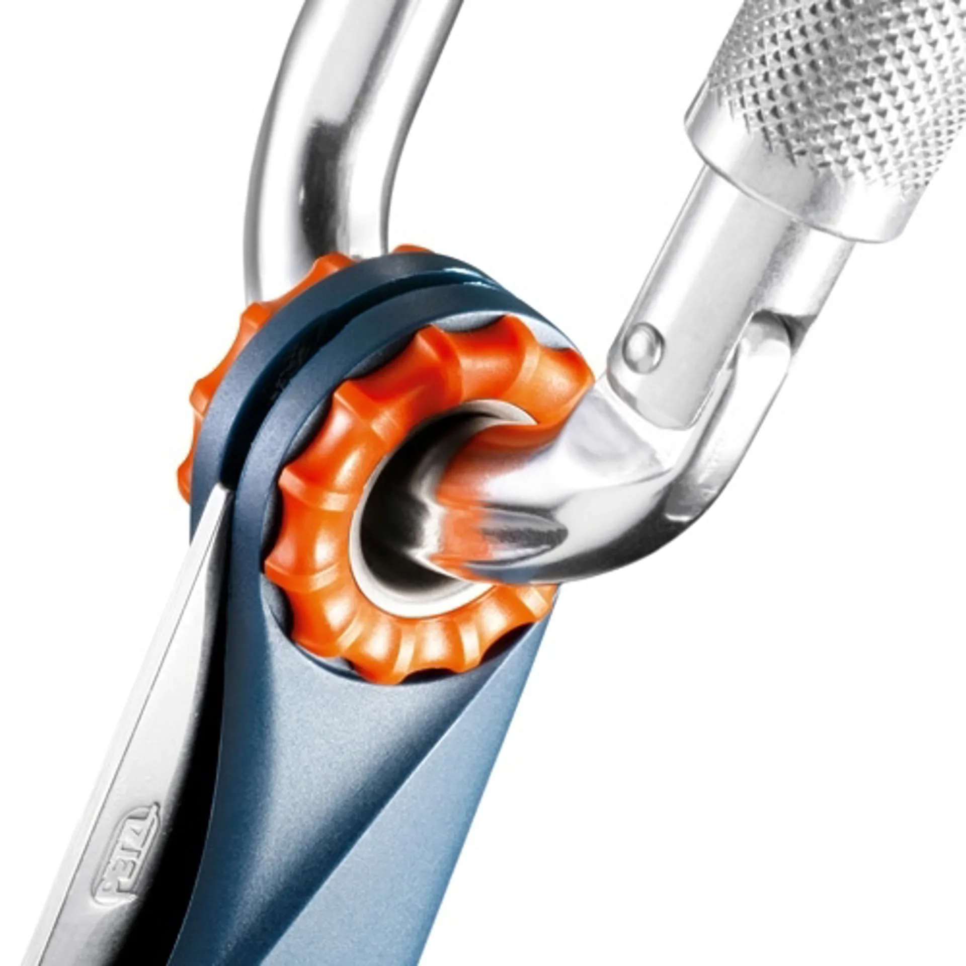 Petzl ROCHA Screw-Lock - Schroef-Karabijnhaak - oranje
