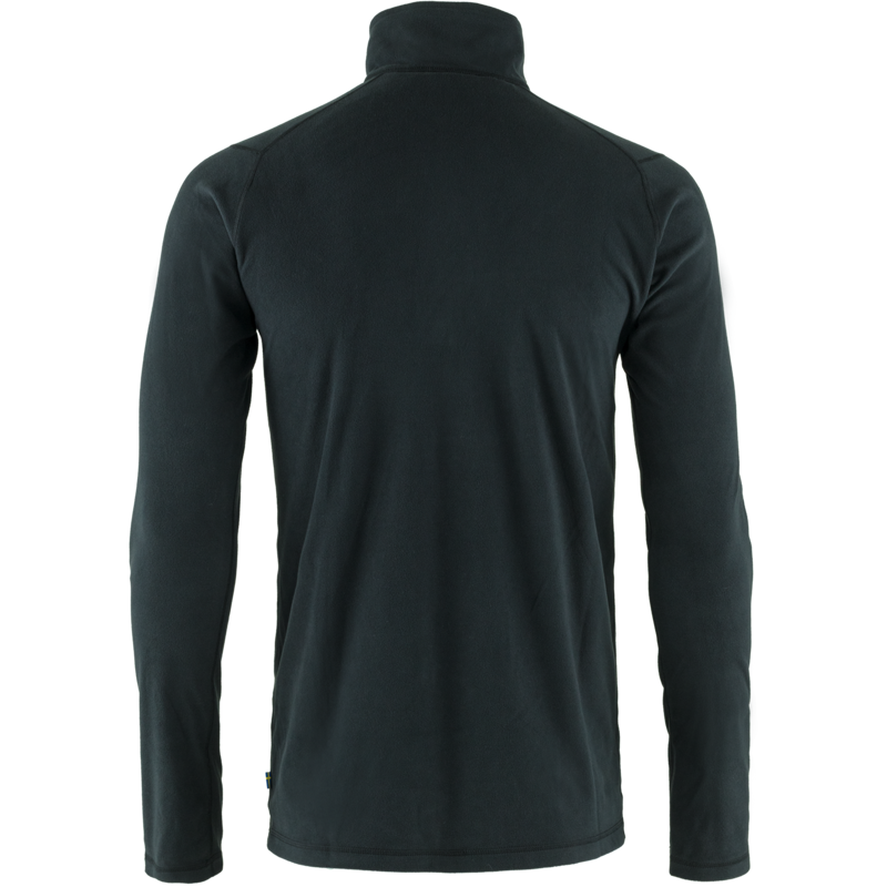 Fjallraven Mens Pine Half Zip Fleece Black-1