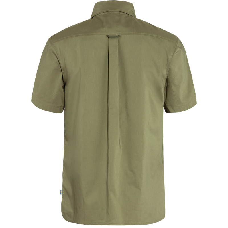 Fjallraven Mens Raven Shirt SS Green/Laurel Green-1