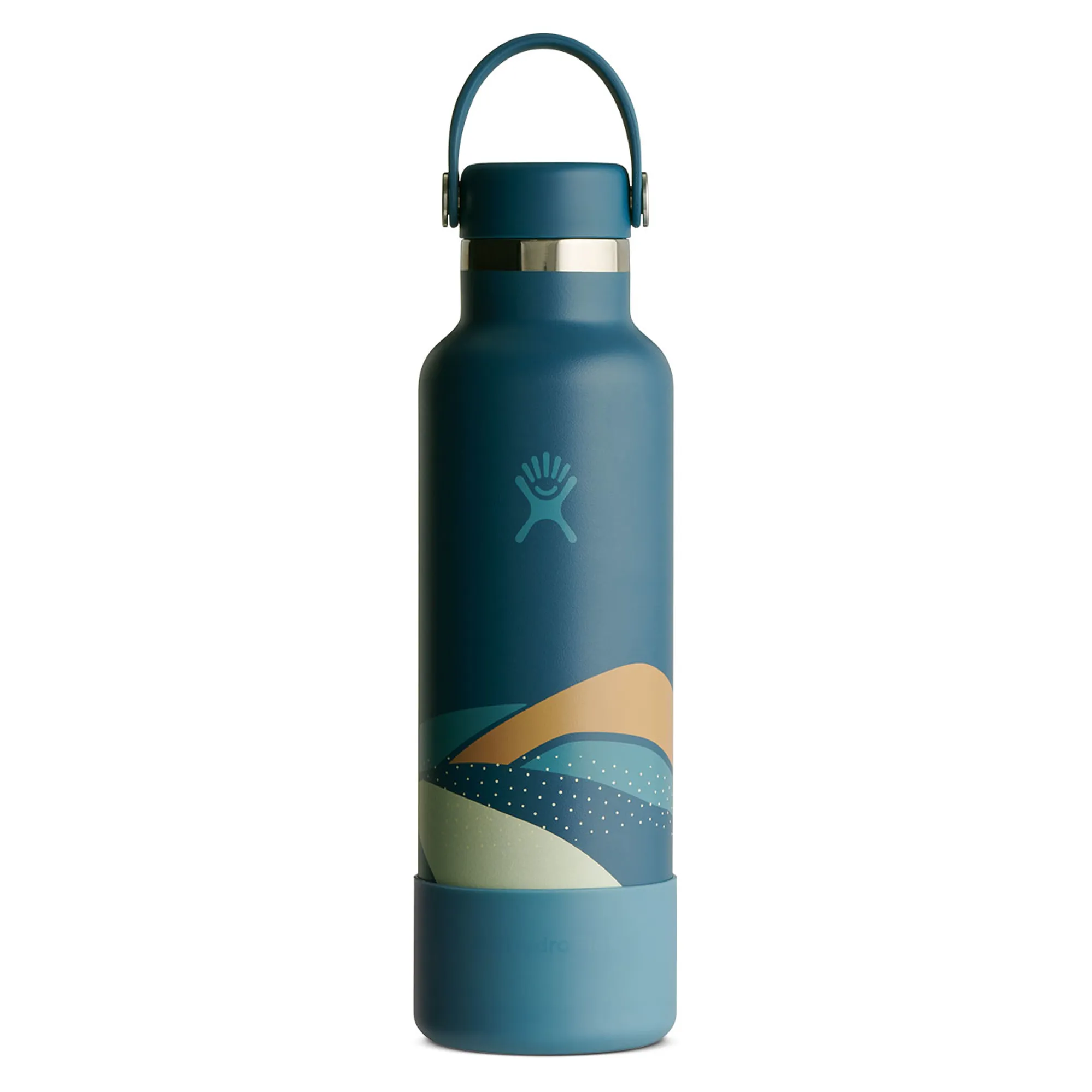 Hydro Flask Horizon 21oz Sandard Mouth with Flex Cap Boot Raindrop