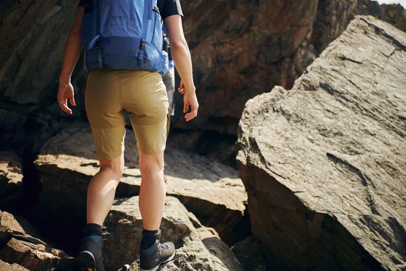 Fjallraven Womens Abisko Midsummer Shorts Indigo Blue/Dark Navy-7