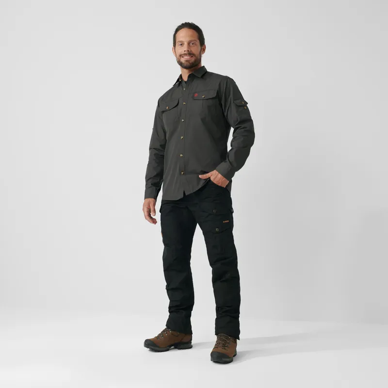 Fjallraven Mens Singi Trekking Shirt LS Laurel Green-2