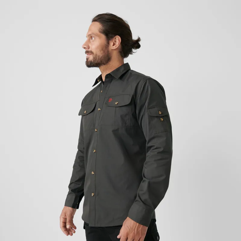 Fjallraven Mens Singi Trekking Shirt LS Laurel Green-4
