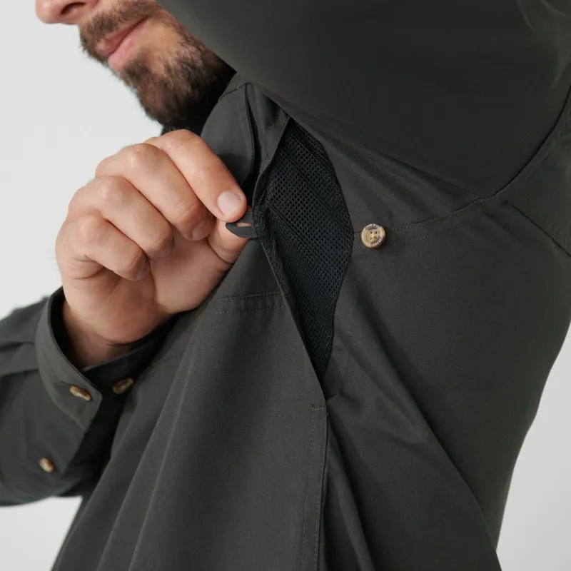 Fjallraven Mens Singi Trekking Shirt LS Laurel Green-5