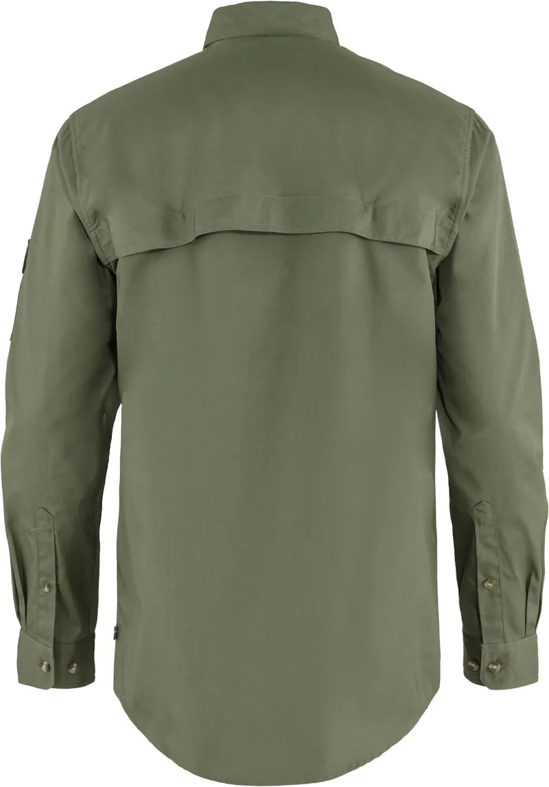 Fjallraven Mens Singi Trekking Shirt LS Laurel Green-1