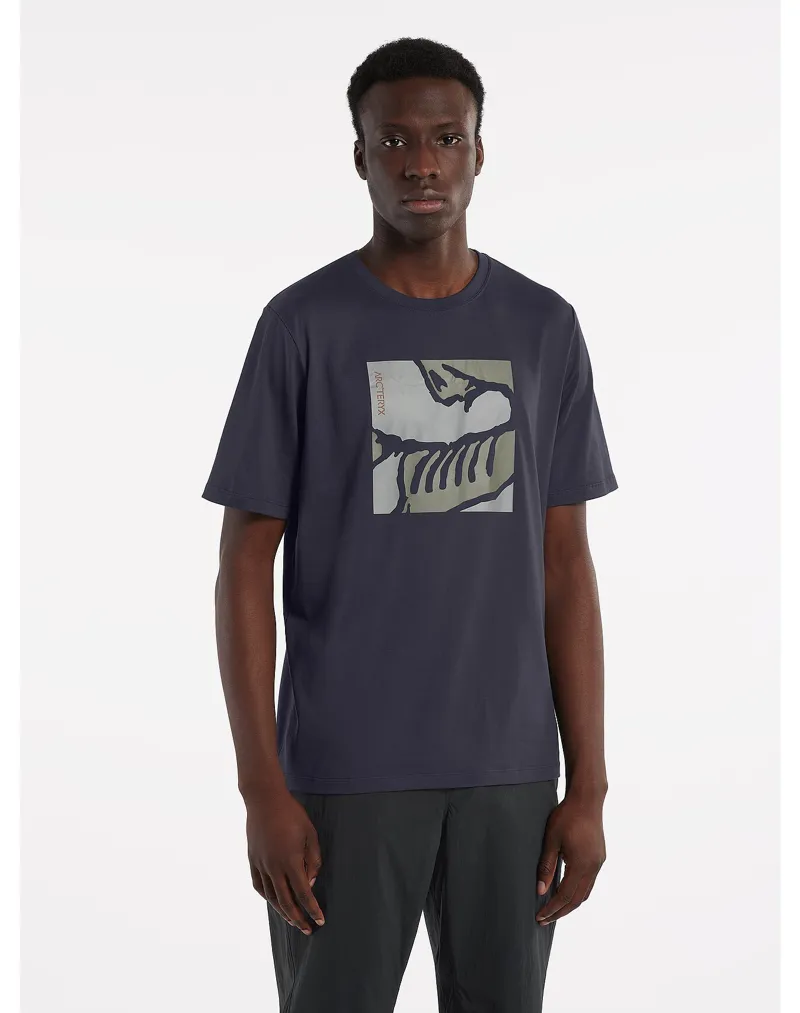 Arc'teryx Mens Skeletile T-Shirt Black Sapphire