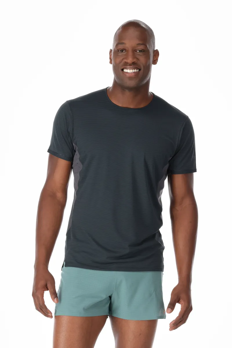 Rab Mens Sonic Ultra SS Tee Beluga/Graphene-3