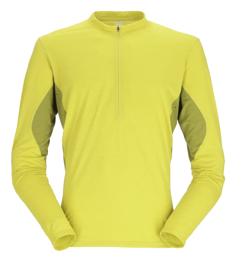 Rab Mens Sonic Ultra Zip Zest Yellow/Aspen Green
