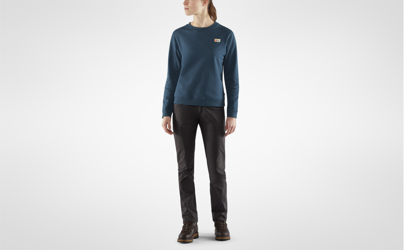 Fjallraven Womens Vardag Sweater Spicy Orange-2