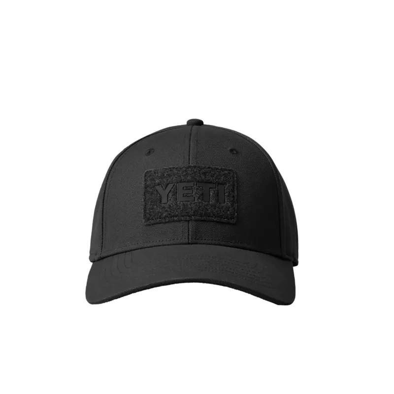 YETI Velcro Badge Hat Black