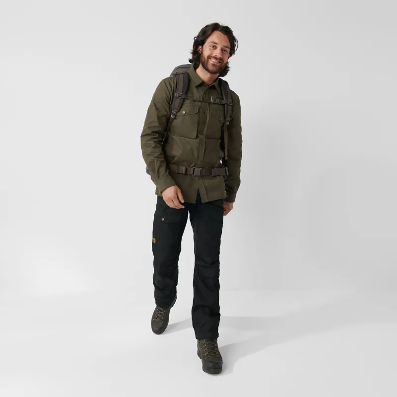 Fjallraven Mens Vidda Pro Ventilated Trousers Short Dark Olive-7