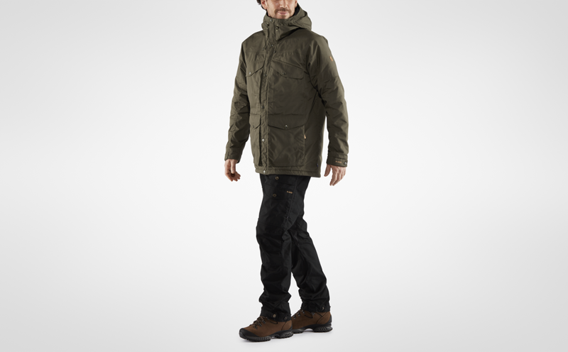 Fjallraven Mens Vidda Pro Wool Padded Jacket Dark Olive-2
