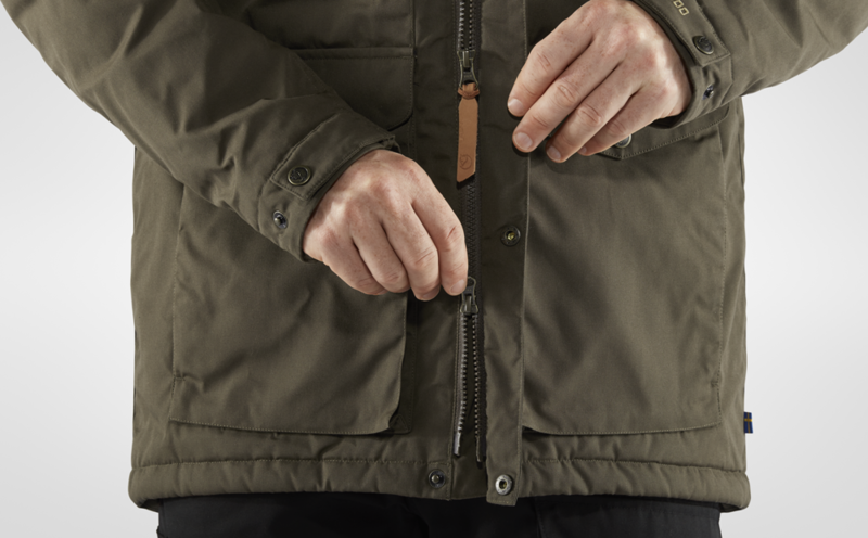 Fjallraven Mens Vidda Pro Wool Padded Jacket Dark Olive-8