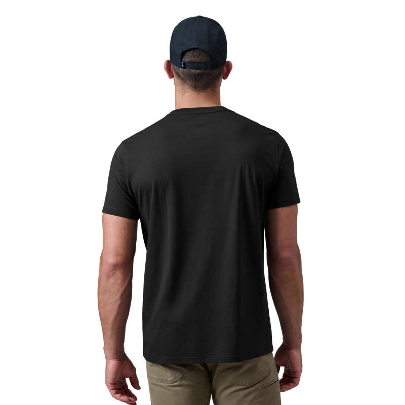 YETI Mens Logo Badge T-Shirt Black-3