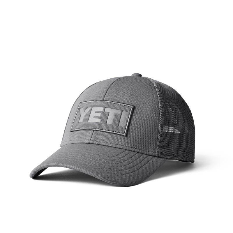 YETI Patch on Patch Trucker Hat Grey-2