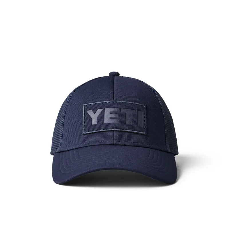 YETI Patch on Patch Trucker Hat Navy