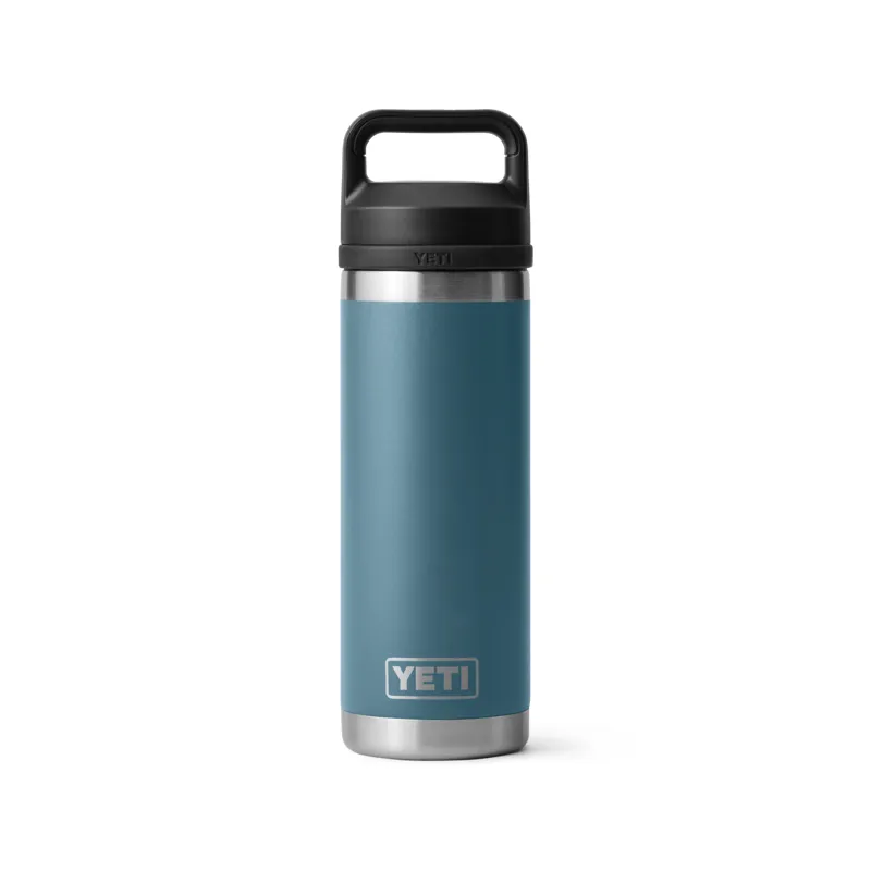 YETI Rambler 18oz Bottle Chug Cap Nordic Blue