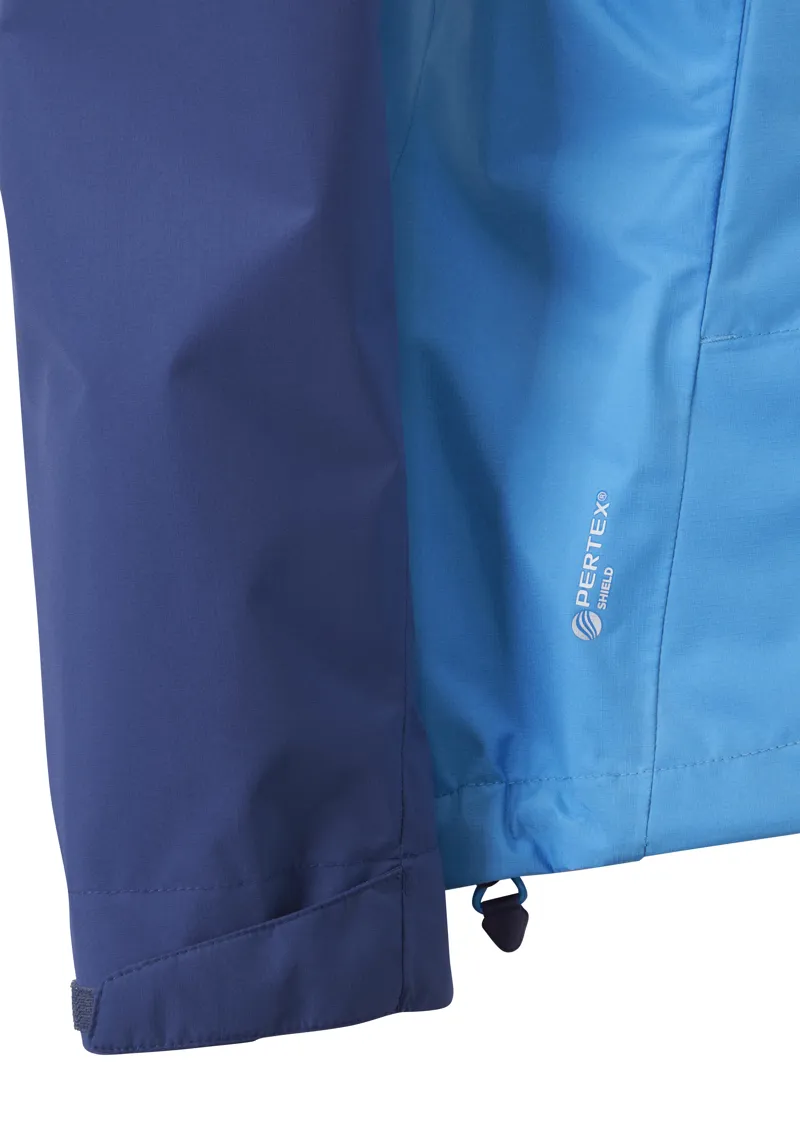 Rab Womens Downpour Eco Jacket Nightfall Blue / Alaska Blue-4