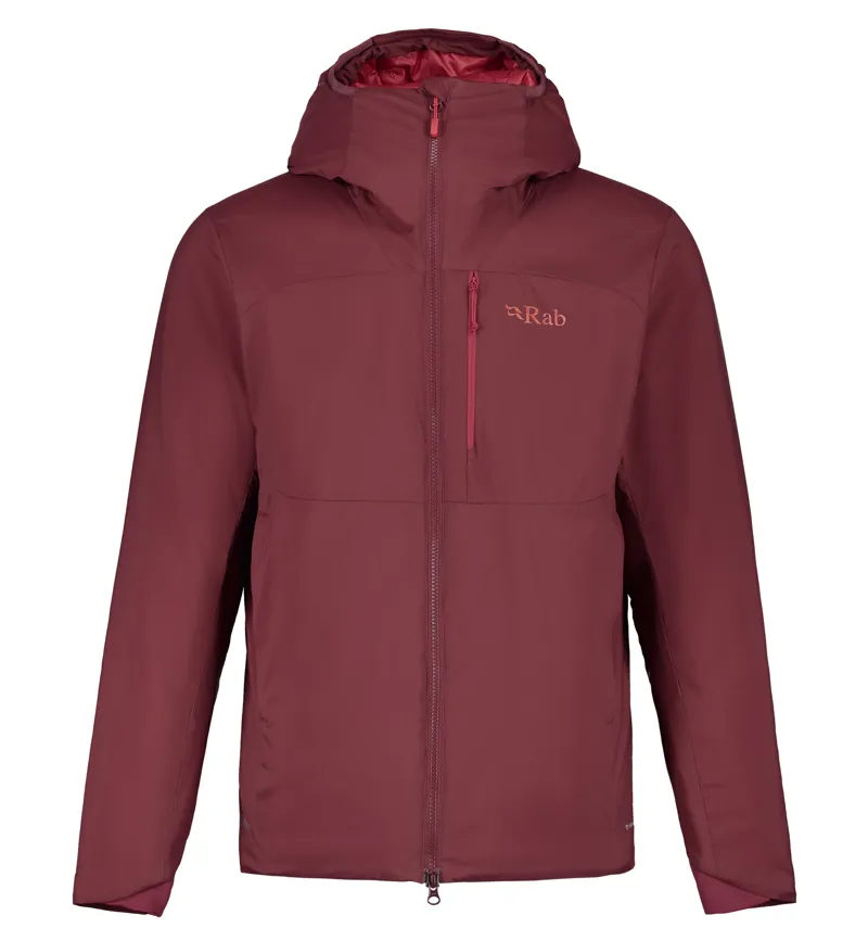 Rab Mens Xenair Alpine Jacket Oxblood Red