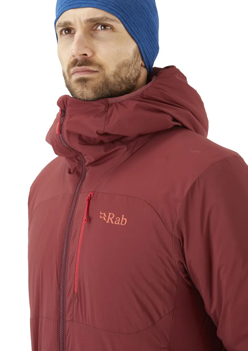 Rab Mens Xenair Alpine Jacket Oxblood Red-11