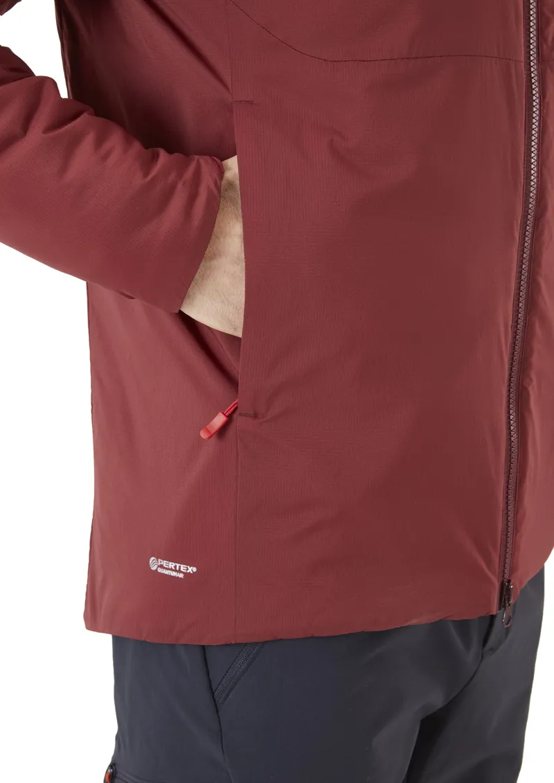 Rab Mens Xenair Alpine Jacket Oxblood Red-10