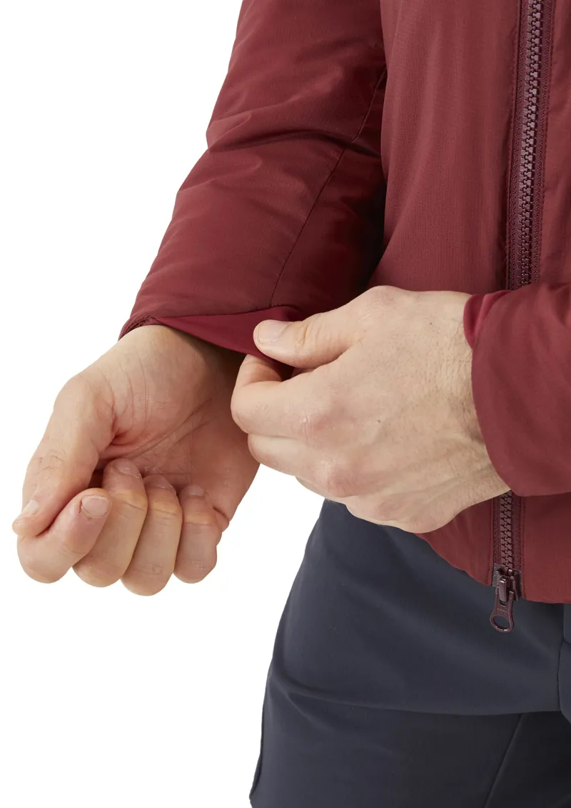 Rab Mens Xenair Alpine Jacket Oxblood Red-7