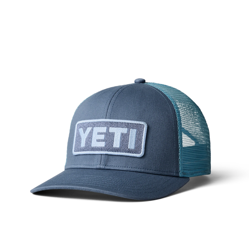 YETI Logo Badge Trucker Hat Indigo-1