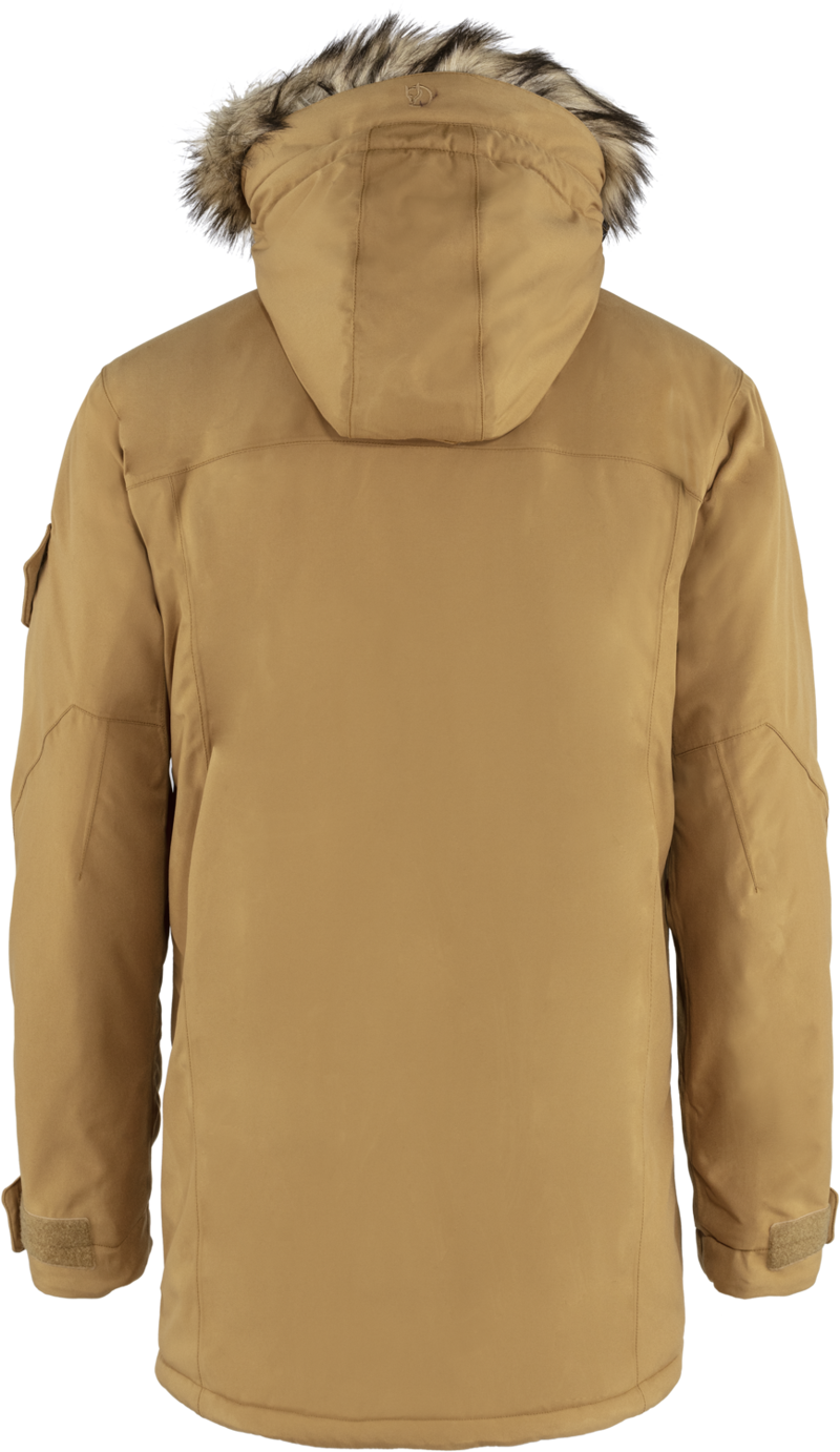 Fjallraven Mens Nuuk Parka Buckwheat Brown-1