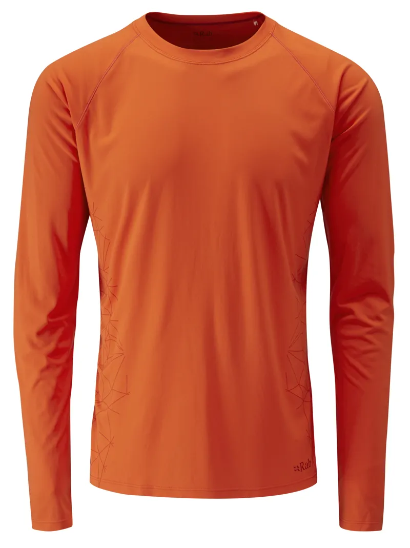 Rab Mens Aerial LS Tee Horizon