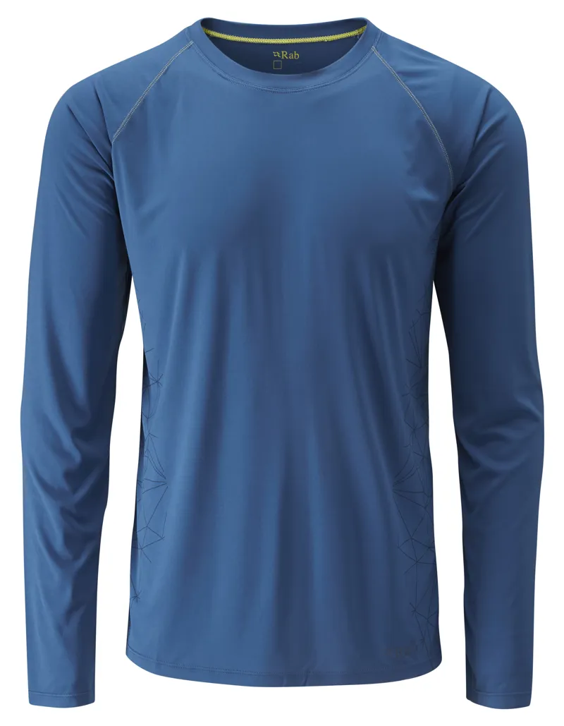 Rab Mens Aerial LS Tee Ink