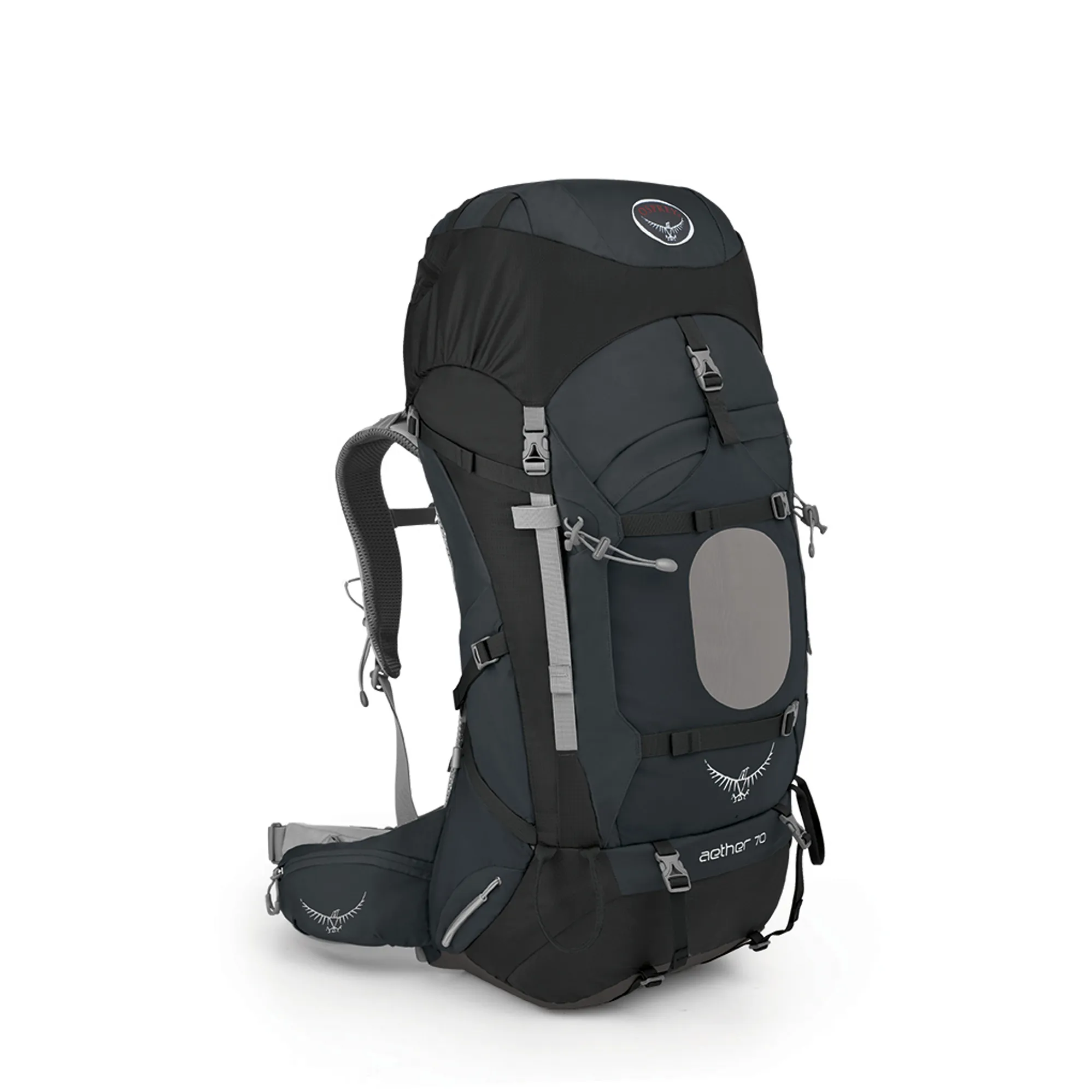 osprey aether 70 external hydration pack Plus 70L Men's Backpacking Backpack, Axo Green, L/XL : Sports & Outdoors long trail adventures and gear Osprey Aether 70 Midnight Blue