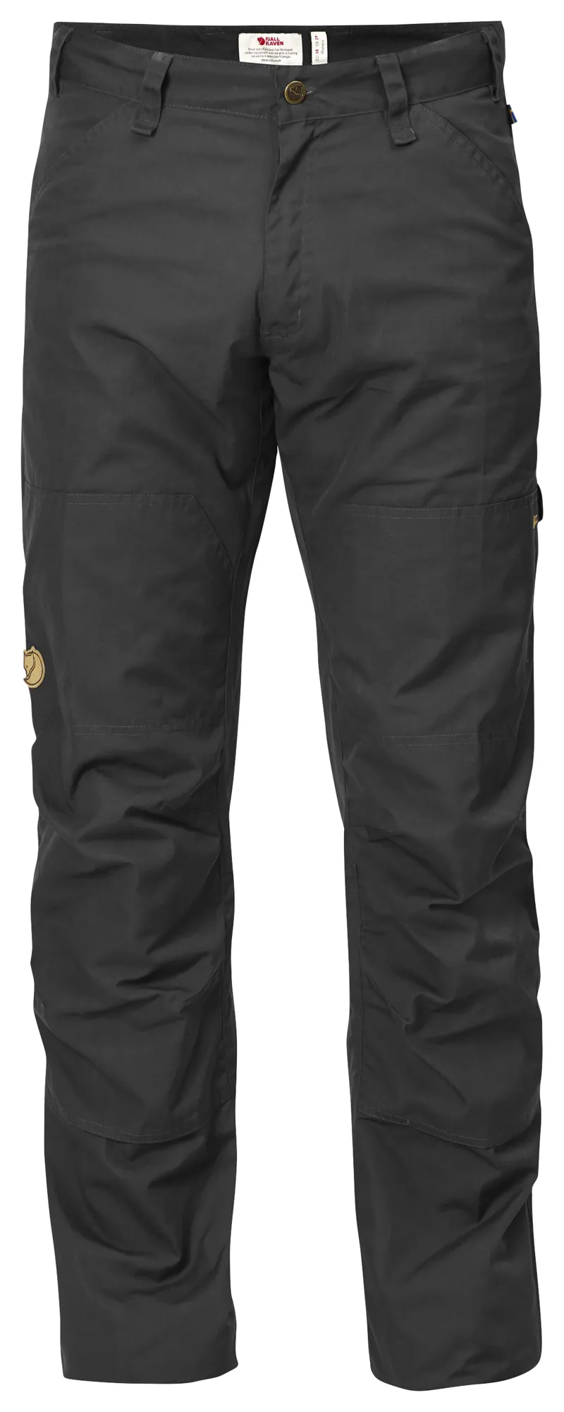 Fjallraven Mens Barents Pro Jeans Dark Grey Raw Leg Length