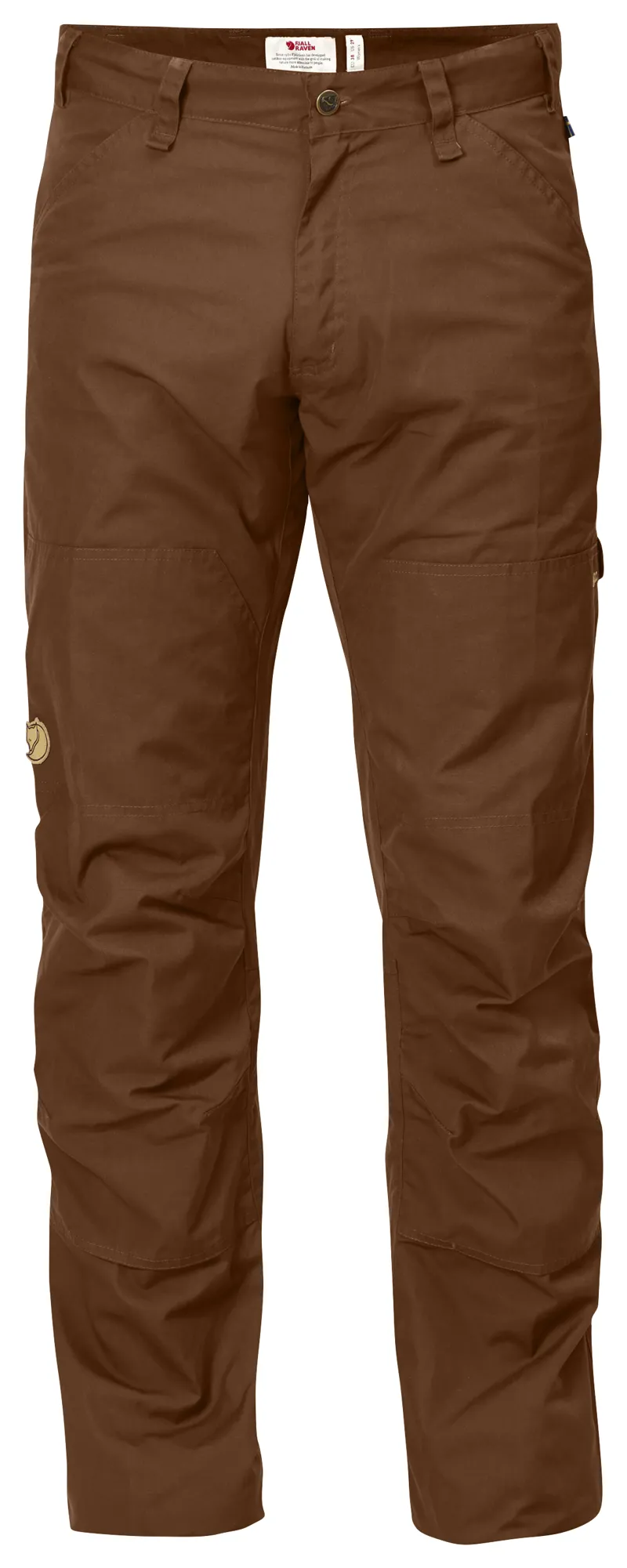 Fjallraven Mens Barents Pro Jeans Chestnut Raw Leg Length