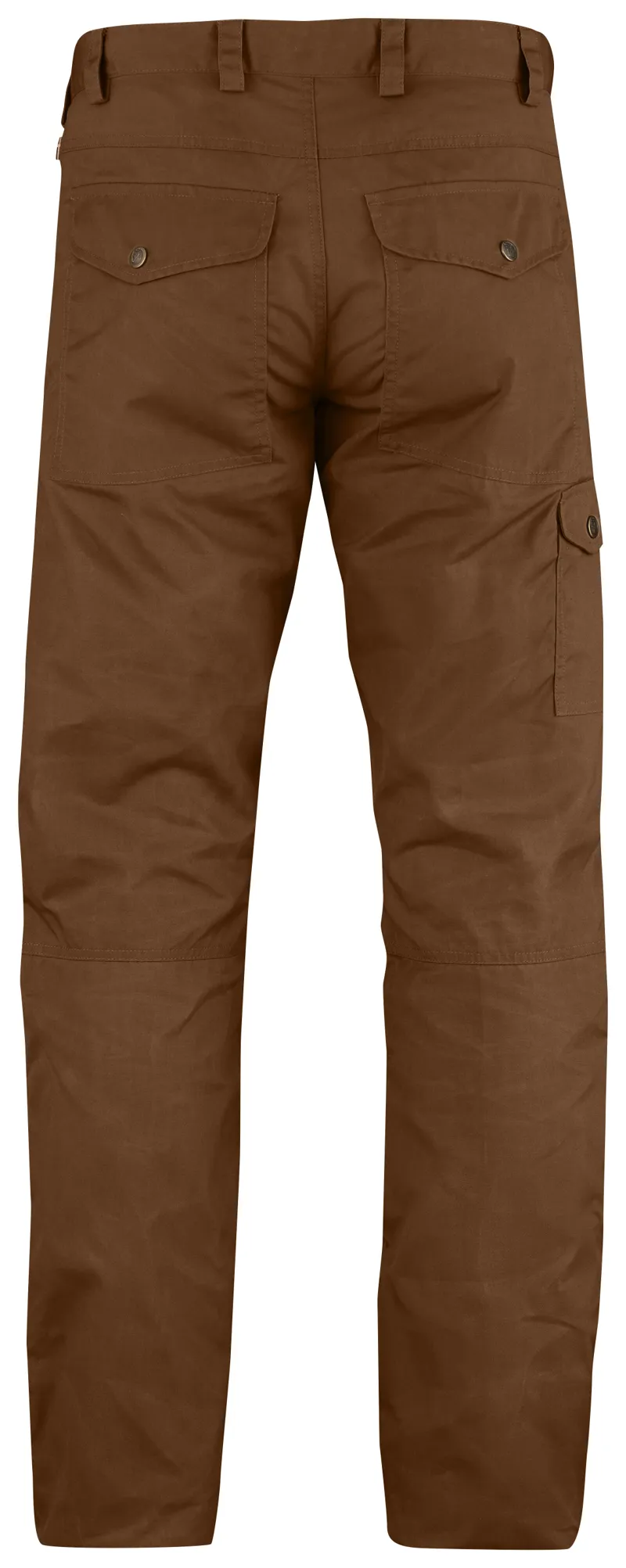 Fjallraven Mens Barents Pro Jeans Chestnut Raw Leg Length-1