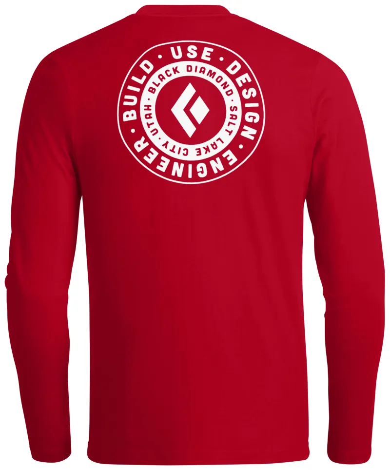Black Diamond Mens Long Sleeve Tee U.D.E.B. Stamp Torch-1