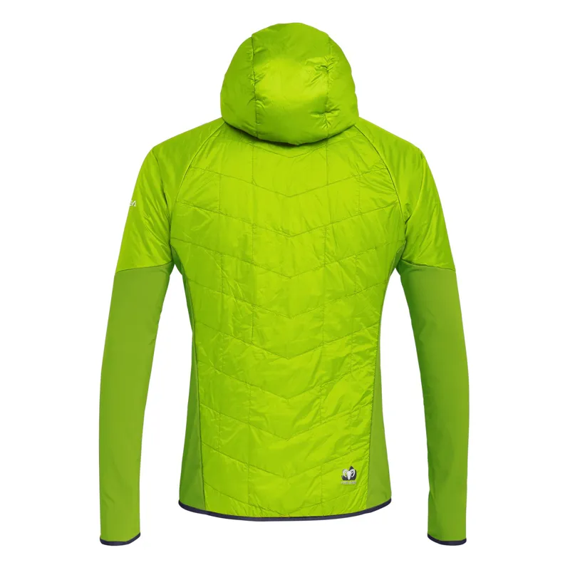 Salewa Mens Ortles Hybrid TirolWool Celliant Jacket Lime-1