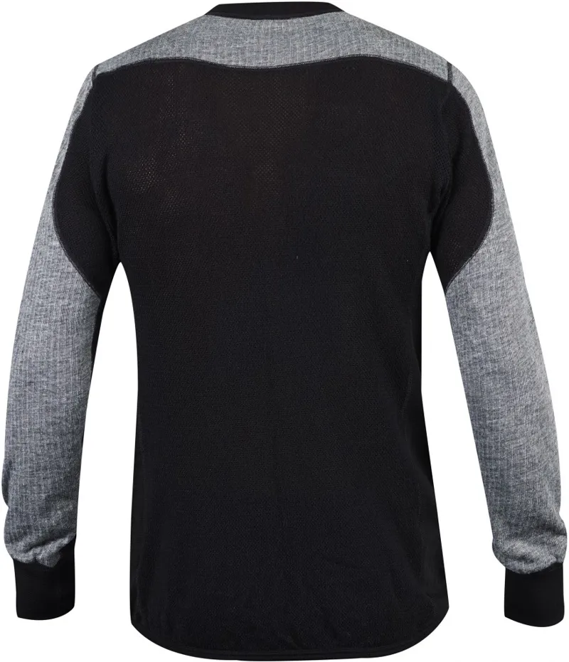 Fjallraven Mens Bergtagen Woolmesh Sweater Grey-1