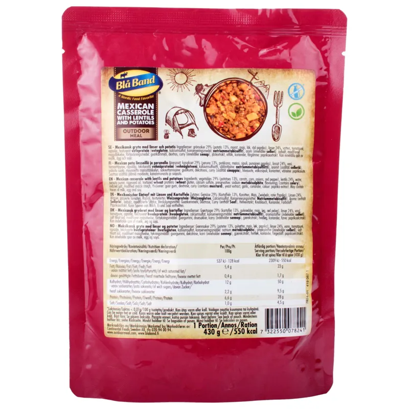 Bla Band Mexican Casserole with Lentils and Potatoes Wet Food