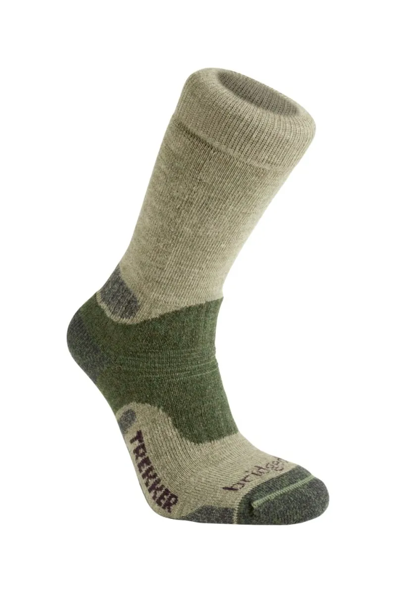 Bridgedale Mens WoolFusion Trekker Green