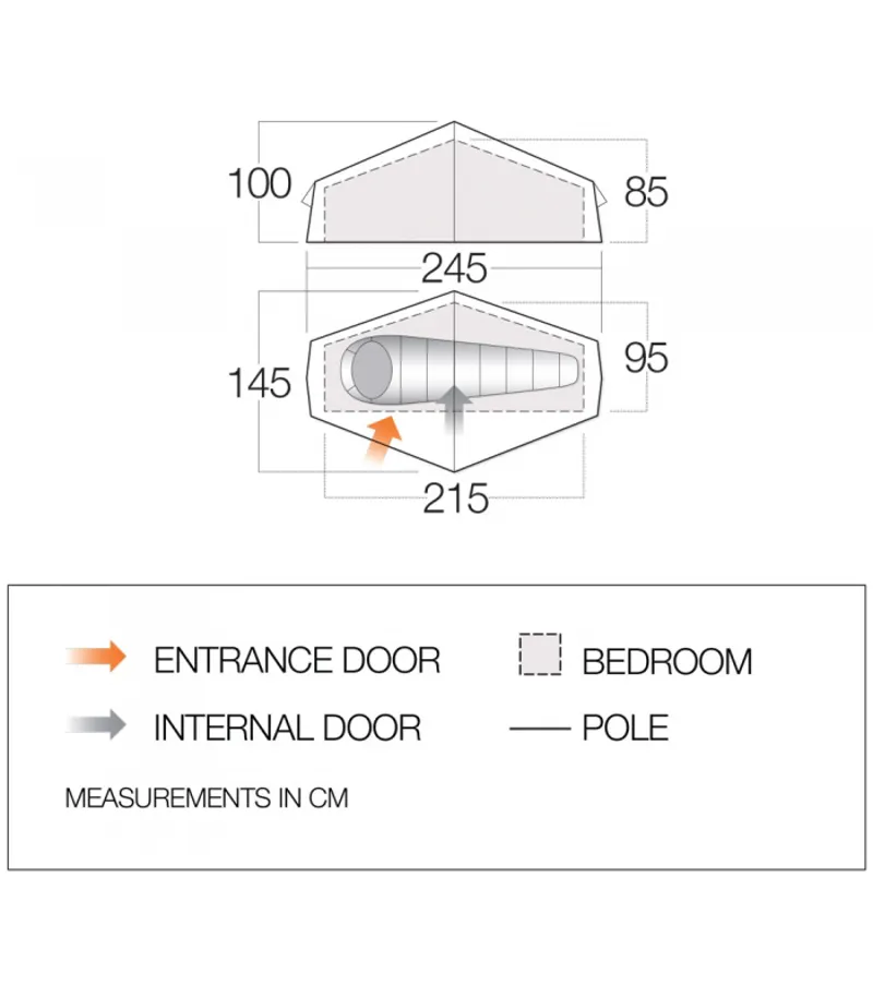 Vango Cairngorm 100 Tent Dark Moss-1