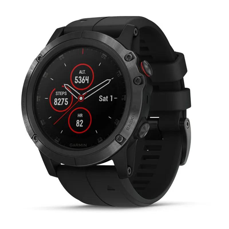 Garmin Fenix 5x Plus Sapphire Black with Black Band