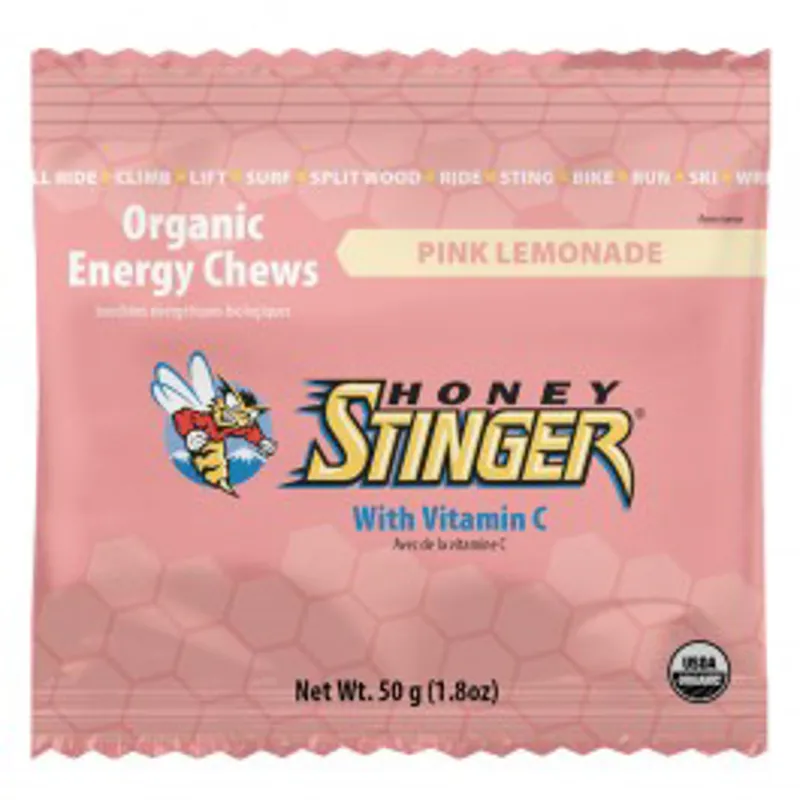 Honey Stinger Organic Energy Chews Pink Lemonade