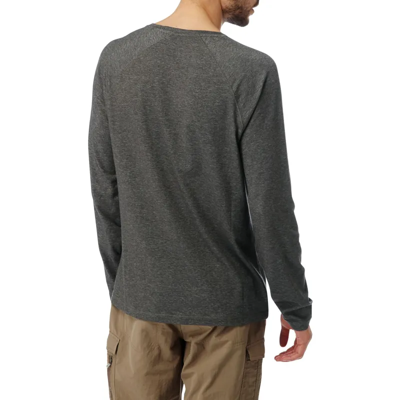 Craghoppers Mens Nosilife Bayame LS T-Shirt Black Pepper-2