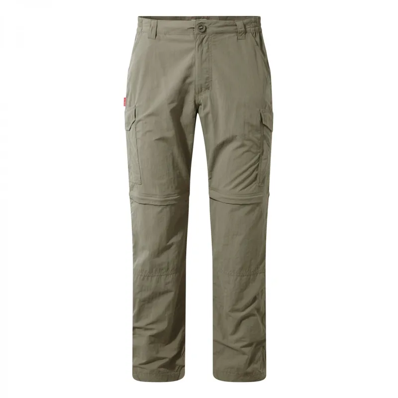 Craghoppers Mens Nosilife Convertible Trousers Pebble