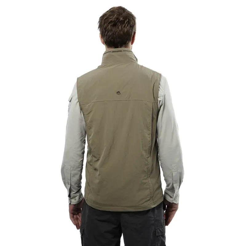 Craghoppers Mens Nosilife Adventure Gilet Pebble-2