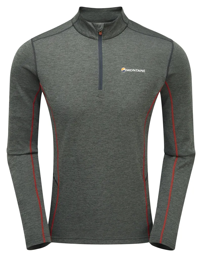 Montane | Mens | Dart | Zip Neck | Shadow